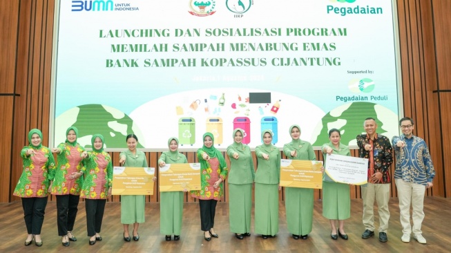 Pegadaian dan Persit KCK PCBS Kopassus Kolaborasi Luncurkan Program Bank Sampah untuk Pengelolaan Sampah yang Lebih Baik