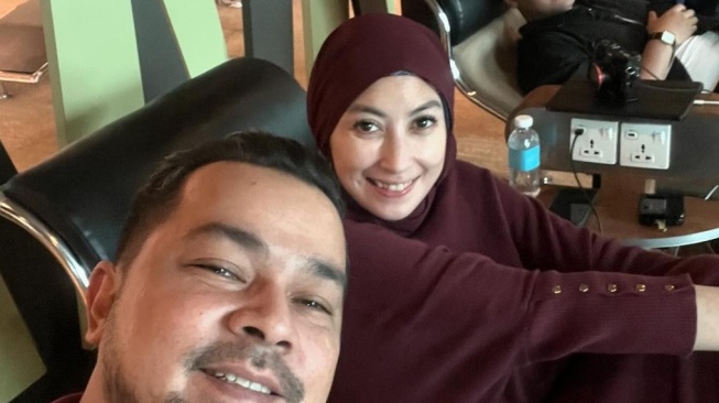 Annisa Tri Hapsari bersama Sultan Djorghi. (Instagram/@djorghisultan)