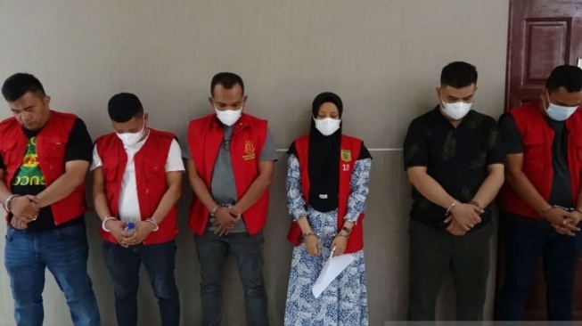 6 Tersangka Kasus PPPK Kabupaten Madina Ditahan