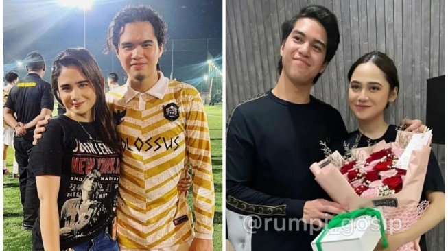 kolase foto Dul Jaelani dan El Rumi bersama pujaan hati (Instagram)