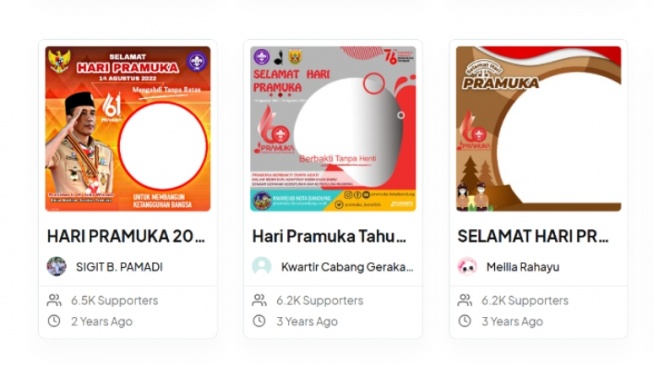 50 Link Twibbon Hari Pramuka 2024, Desain Baru Kekinian