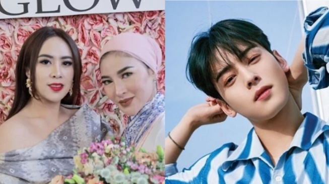 Maharani Kemaala dan Shandy Purnamasari - Cha Eun Woo (Kolase Instagram)