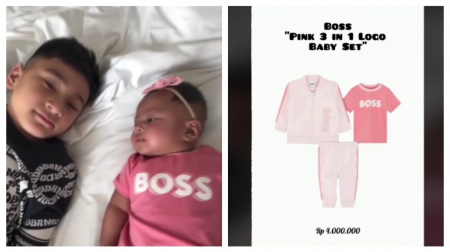 Koleksi baju baby Lily anak angkat Raffi Ahmad dan Nagita Slavina. (TikTok/@ootd.lily.raffinagita)