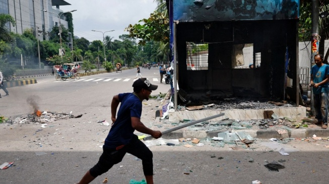 Kerusuhan di Bangladesh (Foto/Dok: Reuters)