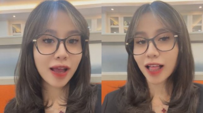 Potret Mayang Lucyana magang. [TikTok]