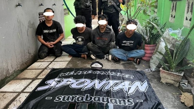 Berani Berulah di Surabaya, 4 Gangster Kena Batunya