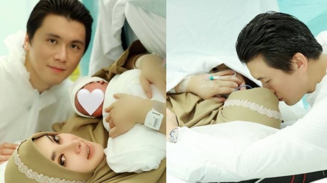 Syahrini melahirkan anak pertama [Instagram/@princessyahrini]