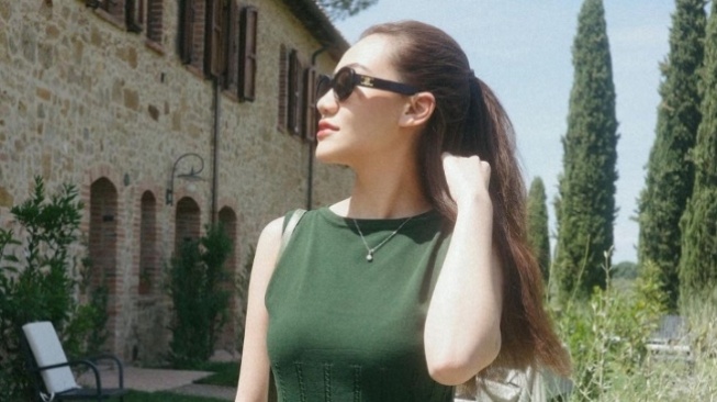 Aaliyah Massaid bulan madu di Toscana, Italia (Instagram)