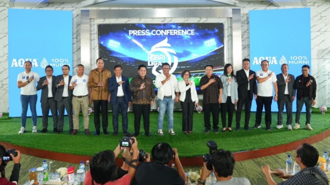 BRI Liga 1: Ketum PSSI, Erick Thohir Minta Mutu Liga Kian Ditingkatkan