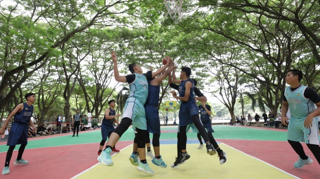 Gali Potensi Olahraga Pelajar, AMANAH Gelar Turnamen Futsal dan Basket