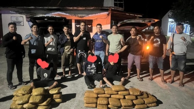 Kronologi Polda Sumbar Gagalkan Penyelundupan Ganja 55 Kg dari Sumut