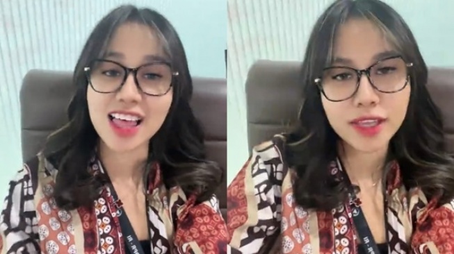 Mayang magang di DPR RI [TikTok]