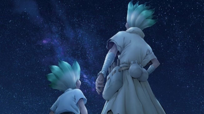 Tayang Tahun 2025, Dr. Stone Season 4 Luncurkan Poster Senku Ishigami