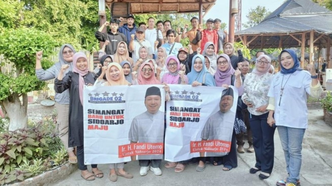 Relawan Brigade 02 Lirik Fandi Utomo Maju Pilbup Sidoarjo: Dia Lulusan Teknik