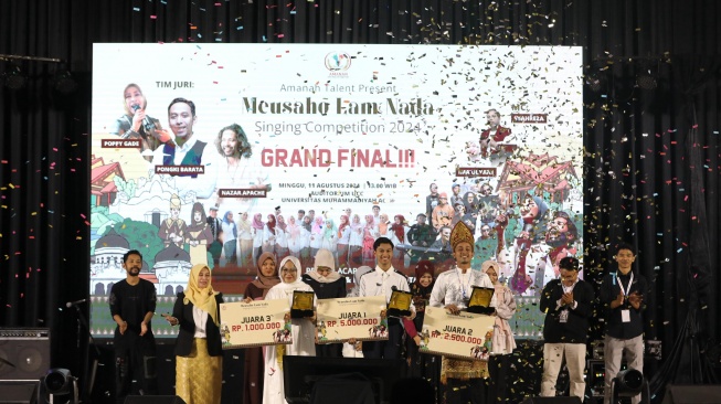 Santri Asal Lhokseumawe Bikin Pongki Barata Terpukau, Jadi Juara di AMANAH Singing Competition 2024