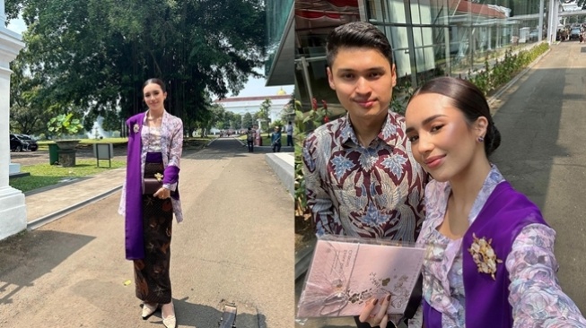 Gaya Artis Hadiri Tasyakuran 7 Bulan Kehamilan Erina Gudono (Instagram/@bebytsabina)