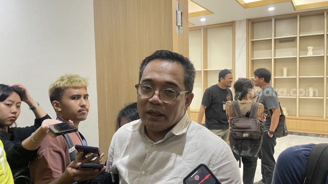 Ketua Bidang Komunikasi dan Informasi Teknologi DPP PKB, Ahmad Iman Sukri. (Suara.com/Novian)