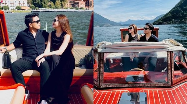 Aaliyah Massaid dan Thariq Halilintar honeymoon di Italia (Instagram/aaliyah.massaid)