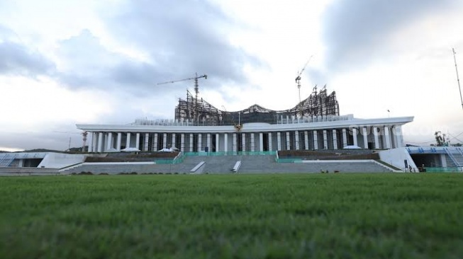 Lapangan upacara di Istana Garuda IKN. [Ist]