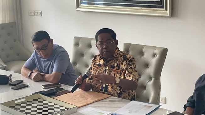 Politisi Senior Golkar Idrus Marham. [Suara.com/Bagaskara]