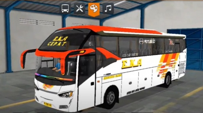 Livery dan MOD BUSSID Legacy SR2 HD Chassis Hino RK8 Terbaru Agustus 2024