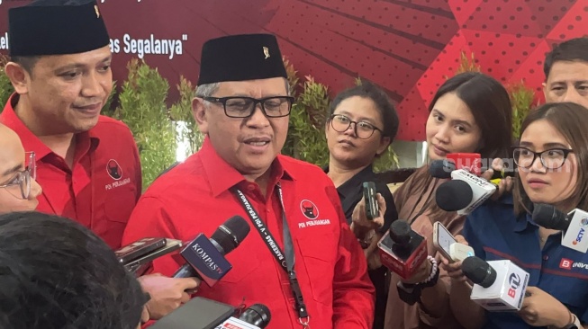 Sekretaris Jenderal DPP PDI Perjuangan (PDIP), Hasto Kristiyanto. (Suara.com/Bagaskara)