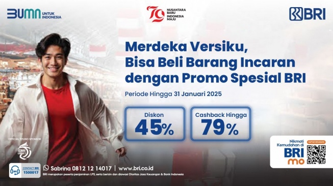 Yuk! Serbu Promo Spesial BRI 17-an dari Jajanan hingga Belanja