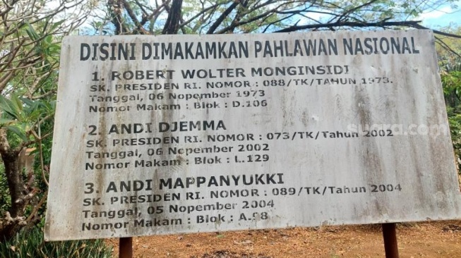 Taman Makam Pahlawan Panaikkang, Kota Makassar, Sulawesi Selatan [SuaraSulsel.id/Lorensia Clara Tambing]