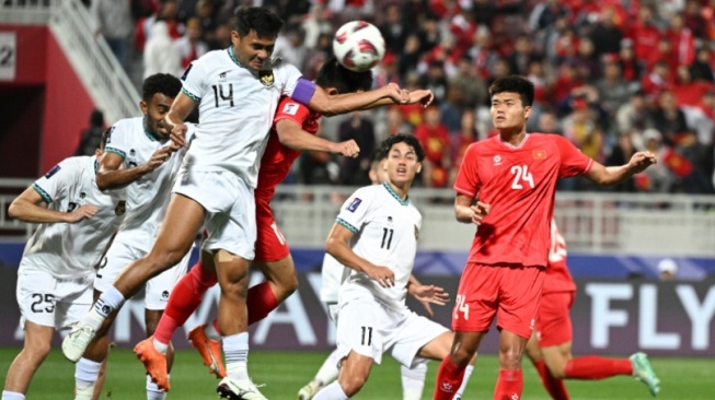 Timnas Vietnam saat hadapi Indonesia di Piala Asia 2023 (the-afc.com)