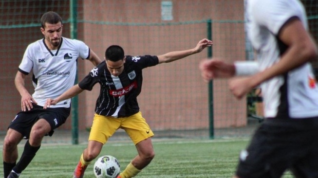 Potret pemain keturunan Indonesia, Miguel Sitohang (tengah) yang bermain di klub Jerman [Instagram @m.amaral.photos]