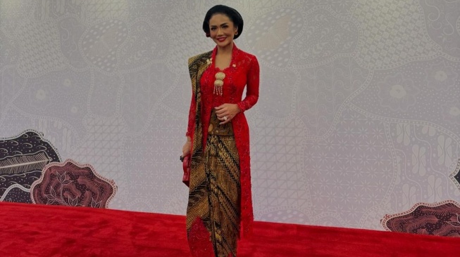 Kris Dayanti di Sidang Tahunan MPR RI [Instagram/@krisdayantilemos]