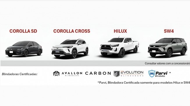 Toyota Brasil menawarkan ubahan mobil anti peluru (Toyota Brasil)