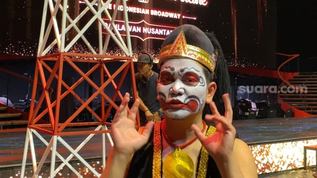 Jarang Terjadi, Indra Bekti Jadi Wayang dan Perankan Bagong di Pagelaran Sabang Merauke