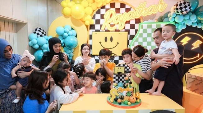 Potret Rafathar Rayakan Ulang Tahun ke-9 (instagram/raffinagita1717)