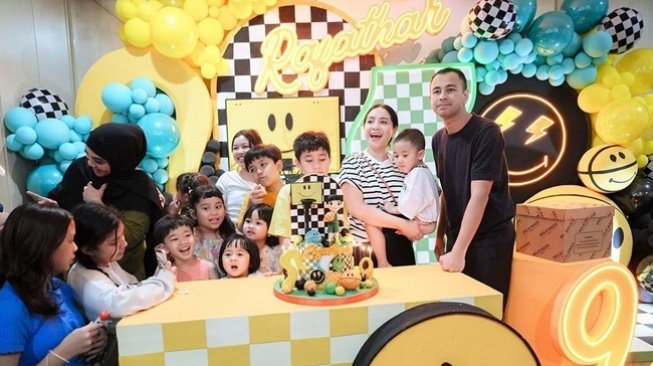 Potret Rafathar Rayakan Ulang Tahun ke-9 (instagram/raffinagita1717)