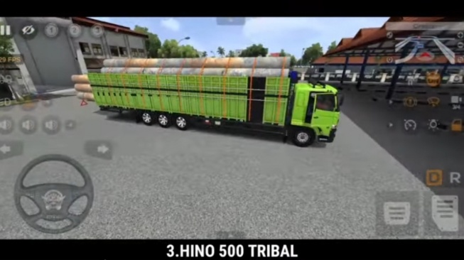 Kumpulan Link Download Mod BUSSID Truck Hino, Spesial Isi Muatan Trailer hingga Sawit