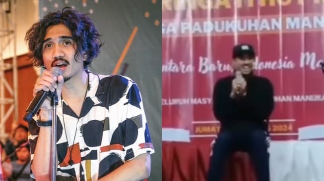 Cuma Pakai Celana Training, Duta Sheila On 7 'Konser' di Malam Tirakatan Warga Sleman