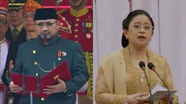 Menohok, Isi Doa Menag Yaqut dan Pidato Puan Maharani di Depan Jokowi Jadi Sorotan