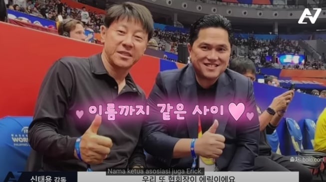 Shin Tae-yong Singgung Calon Klub Marselino Ferdinan, Beberkan Kelakuan Erick Thohir di Depan Orang Korea