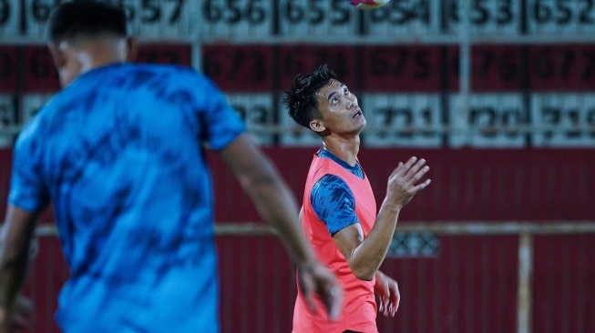 Pemain Arema FC tengah latihan (Instagram Arema FC)