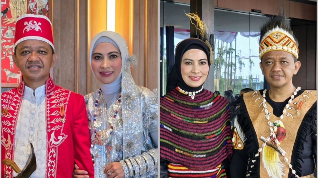 Bahlil Lahadalia dan istri Sri Suparni. [Instagram/@bahlillahadia]