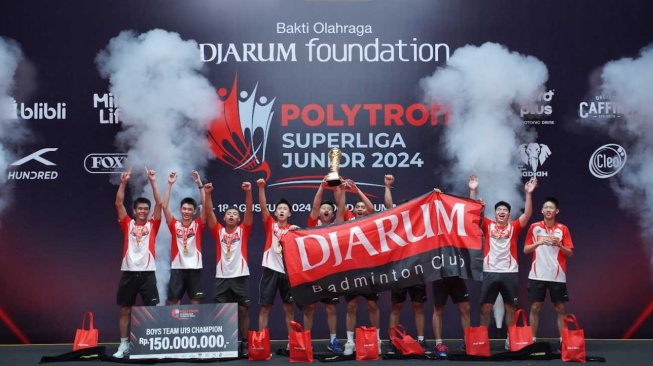 Superliga Junior 2024: PB Djarum Sapu Bersih 4 Piala Bergengsi