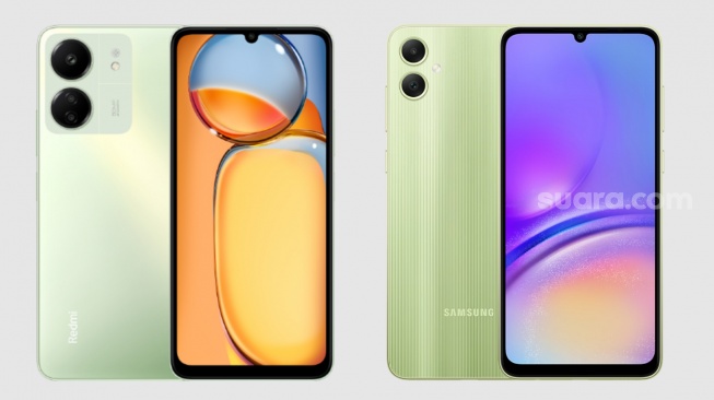 Adu Spesifikasi Redmi 13C vs Samsung Galaxy A05, HP Murah Terlaris di Dunia