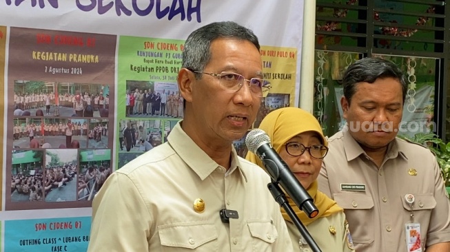 Pj Gubernur DKI, Heru Budi Hartono. (Suara.com/Faqih)