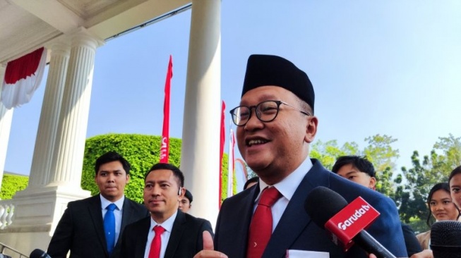 Ketua Tim Kampanye Nasional (TKN) Prabowo jelang dilantik menjadi menteri di kabinet Jokowi-Maruf. (Antara)