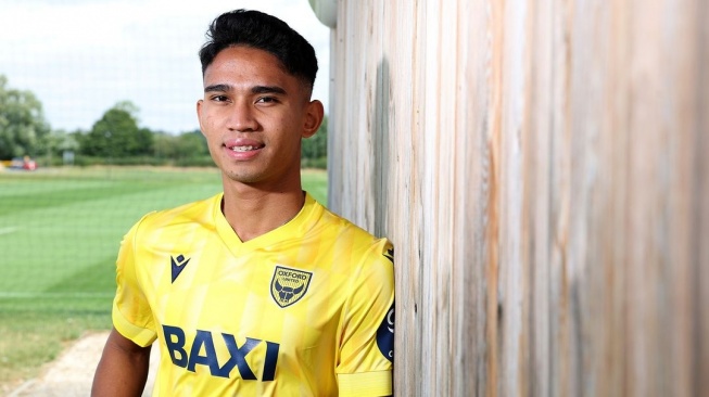 Marselino Ferdinan gabung Oxford United. (Instagram/@oufcofficial)