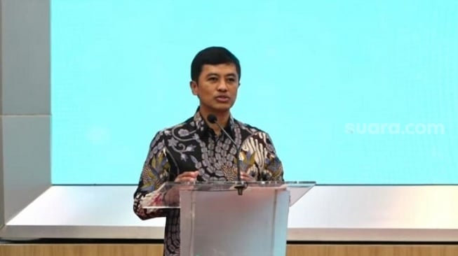 Wakil Menteri Kesehatan Dante Saksono Harbuwono. (Suara.com/Lilis Varwati)