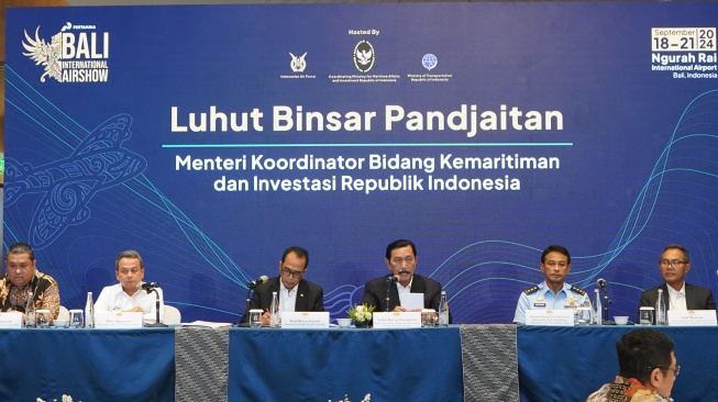 Gelar Bali International Airshow, Luhut: RI Bisa Jadi Pemimpin Industri Kedirgantaraan Regional