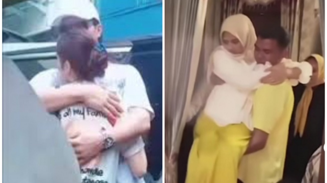 kolase foto keromantisan El Rumi dan Syifa Hadju dengan Andi Agung dan Nia DA (Instagram)