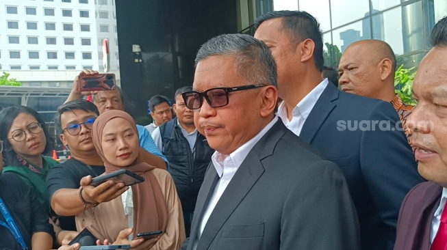 Sekretaris Jenderal PDI Perjuangan (Sekjen PDIP), Hasto Kristiyanto. (Suara.com/Dea)